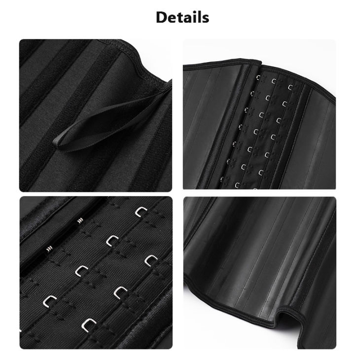 25%20Steel%20Bones%20Latex%20Waist%20Trainer%20Corset%20Shapewear%20Slimming%20Belly%20Women%20Body%20Shaper%20Modeling%20Strap%20Reductive%20Girdle%20-%20Image%206