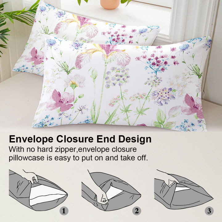 3pcs%20Flower%20Pattern%20Duvet%20Cover%20Set,%20Soft%20Skin-Friendly%20Bedding%20Set%20Includes%201%20Duvet%20Cover%20And%202%20Pillowcases%20-%20Image%206