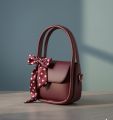 Elegant Ladies Top Handle And Shoulder Bag Fashion Crossbody Purse With Polka Dot Bow Stylish. 
