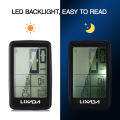 LIXADA Wireless Bike Speedometer Backlight USB Rechargeable Bike Cycling Computer Bicycle Speed Meter Odometer Bicycle Computer. 