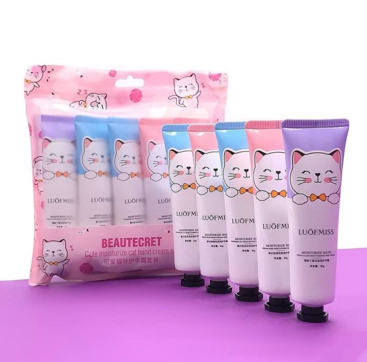 Luofmiss%20Beautecret%20Cute%20Moisturize%20cat%20hand%20Cream%20-%20Image%206