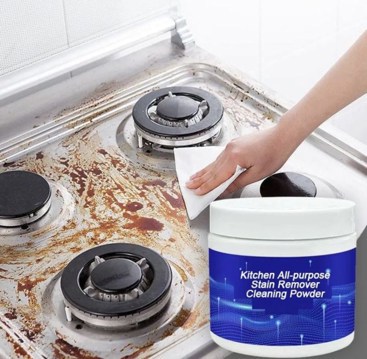 Multipurpose Kitchen Stain Remover MOF Chef Powder, Kitchen all purpose Cleaning Powder, Revolutionise your Kitchen Hygiene with our 250g All Purpose JUE Fish Heavy Oil Cleaner Foam Powder, Ultimate Stain Remover effortlessly