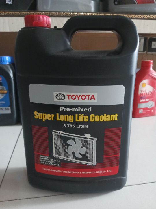 TOYOTA Authentic Extended-Life Antifreeze Coolant (Pre-Mixed) - 3.785 ...