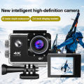 Waterproof Sports Camera HD 1080P 30FPS Mini Model 2.0inch Screen Underwater 30m Shooting Mini Camera Outdoor Kit Loop Recording. 