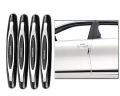 Car Door Guard Rubber Edge Protector Universal Compatible for All Cars Set of 4 Pieces. 