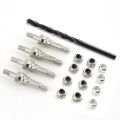 Carbon Steel Shock Mounts for ARRMA KRATON 6S/TYPHON/OUTCAST/INFRACTION | Universal Front & Rear Shock Standoffs | 1/8 1/7 1/10.
