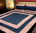 Embroidered Patch Work King Size BedSheet - High Quality - Cotton Double Bedsheet Embroided. 