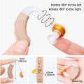 Hearing Aids for Seniors with Noise Cancelling Adjustable Tone Sound Amplifier Portable Deaf Elderly Hearing Aids. 