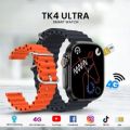 TK4 Ultra 4G (Android+Sim) Dual Strap Smartwatch (1GB, 16GB). 