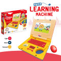 Simulation Notebook Computer Toy with Light Music Cartoon Characters Children's Enlightenment Multi-function Electronic Laptop. 