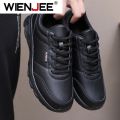 2025 Men Shoes Spring Autumn Waterproof Walking Sneakers Leisure Male Leather Sports Shoes Non-Slip Footwear. 