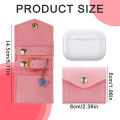 1pc Mini Jewelry Case Functional Storage Organizer Foldable Jewelry Bags for Rings Earrings Necklaces Packing Pouches Travel. 