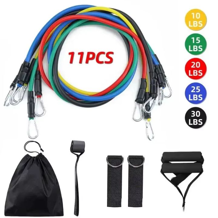 11%20Pcs%20Power%20Resistance%20Band%20Set%20for%20Workout%20&%20Exercise%20%7C%20Resistance%20Bands%20for%20Men%20&%20Women%20%7C%20Resistance%20Band%20for%20Pull%20Up%20%7C%20Fitness%20Resistance%20Bands%20Set%20for%20Home%20Gym%20%7C%20Latex%20Exercise%20Bands%20for%20Full%20Body%20Training%20-%20Image%202