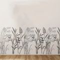 3 Pcs Large Wildflower Stencil Set 7.9×15.8 inch - Reusable Spring Floral and Rustic Plant Spray Template for Wall, Floor, Fence. 