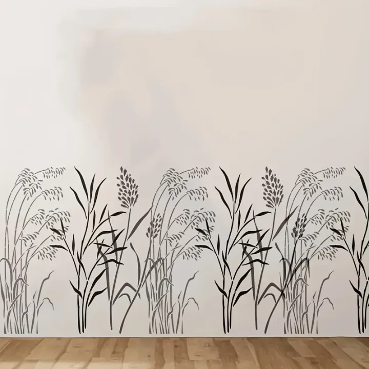3%20Pcs%20Large%20Wildflower%20Stencil%20Set%207.9%C3%9715.8%20inch%20-%20Reusable%20Spring%20Floral%20and%20Rustic%20Plant%20Spray%20Template%20for%20Wall,%20Floor,%20Fence%20-%20Image%206