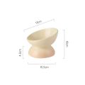 Cat Ceramic Bowl Gradient Pet Food Water Feeders Small Dogs Drinking Eating Supplies Raised Tilted Cats Puppy Feeding Supplies. 
