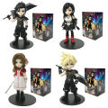 Anime 11-12cm Cloud Strife Tifa Lockhart Aerith Gainsborough Zack·Fair Figure Model PVC Toy Desktop Collection Accessories .