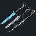 Game Moonlight Greatsword Keychain Reduvia Dagger Moonveil Katana Weapon Model Pendant Keyring for Women Men Cosplay Jewelry. 