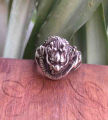Pure Silver Lion Design Ring Unisex/ 6.5 Gram. 