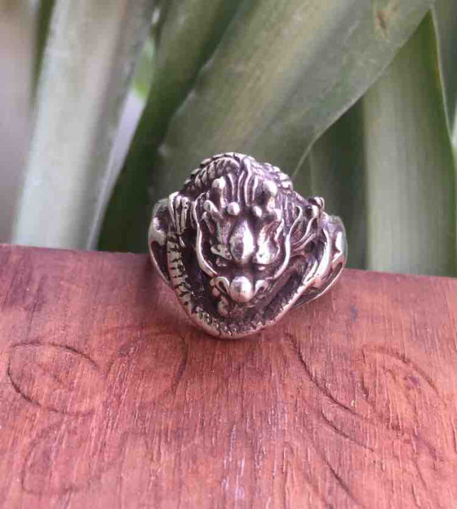 Pure%20Silver%20Lion%20Design%20Ring%20Unisex/%206.5%20Gram%20-%20Image%203