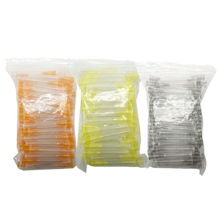 100pcs/Bag Dental Endo Irrigation Needle Tip 25G/27G/30GA 30G End-Closed Side Hole Endo Syringe Root Canal Washing Needle Tip