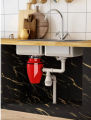 Marble Wallpaper Sheet (Black-Golden)– Self-Adhesive PVC Wall Sticker | Waterproof & Oil-Proof Peel and Stick Contact Paper for Kitchen, Cabinets, Walls, Furniture & Home Décor. 