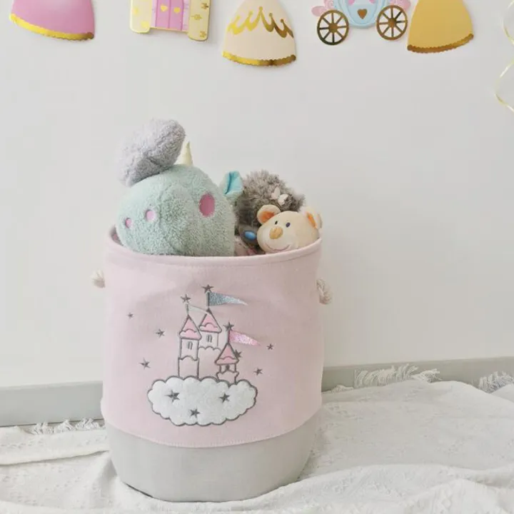 Large%20Pink%20Laundry%20Basket%20Kids%20Toys%20Storage%20Basket%20with%20Handles%20Fabric%20Foldable%20Cute%20Cartoon%20Castle%20Nursery%20Hamper%20Gift%20Basket%20-%20Image%202