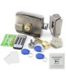 electric door lock main gate 12v DC access control system integrated Rf-id door rim lock. 