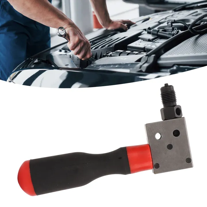 New%203/16in%201/4in%20Single%20Double%20Flare%20Adapter%20Pipe%20Flaring%20Kit%20Copper%20Tube%20Brake%20Line%20Universal%20Auto%20Repair%20Tools%20Accessories%20-%20Image%205