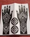Bridal Design Mehndi Stencils (Full Sheet). 