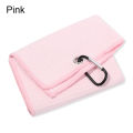 Microfiber Cotton Golf Towel With Carabiner Hook Cleans Clubs Golf Towel Balls Hands Cleaning Towels 30*50cm. 
