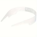 Adjustable Collar Support Brace - Invisible Neckline Enhancer for Shirts & Suits, Durable Plastic, Hand.