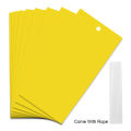 30/50 pcs Yellow Double-sided Flying Insect Catching Control Sticker Insects Glue Sticky Board Trap for Greenhouse Home Garden. 