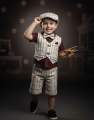 New demanding 5 pcs party dress set for 6 month to 7 years kids. 
