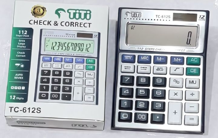 Citiplus CT-612S Official Calculator | 12-Digit Scientific Calculator | Solar & Battery-Powered | Approved for SSC & HSC Exams