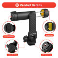 Camera Hot Shoe 360°Rotatable Phone Mount Holder Tripod With Cold Shoe For Mic Light Phone Clip For iPhone 12 Pro max Smartphone. 