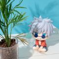 Anime JJK Figure Geto Suguru look up figure Q edition Satoru Gojo figure geto and gojo Action Figure Sitting pose Model Toy . 