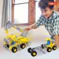 Engineering Vehicle Toy, Erector Set For Boys Age 8+, Learning Engineering Kids Building Blocks Model Kits, Variable Multi Shape. 