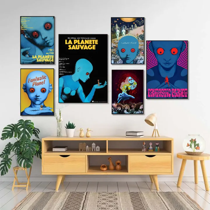 Classic%20Science%20Fiction%20Movies%20Fantastic%20Planet%20La%20Planete%20Sauvage%20Poster%20Waterproof%20Wall%20Art%20For%20Living%20Bedroom%20Room%20Decor%20Gift%20-%20Image%202