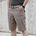 【Fashion living】🌈Men shorts cargo shorts durable multi-functional zipper shorts fashion summer Japanese style retro S-3XL💖. 