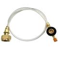 Europe Outdoor Camping Gas Stove Gas Tank Inflation Joint Camping Gas Tank Interconnection Pipe Refill Adapter. 
