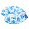 Baby Nursing Pillow Cover Newborn Maternity Breastfeeding Pillow Cover Slipcover with Play Cartoon Print U Shape. 