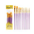 A New Nylon Paintbrush Plastic 10 Piece Set Digital Oil Painting Paintbrush Art Student Line Drawing Brush Gif Good Quality. 