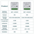 16A Tuya WiFi DIY Smart Switch Power Monitor Smart Home Wireless 433mhz Light Switch House Improvement Self-Power Remote Control. 