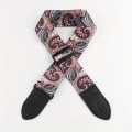 The guitar strap is fashionable and versatile. It features geometric patterns and ethnic styles.