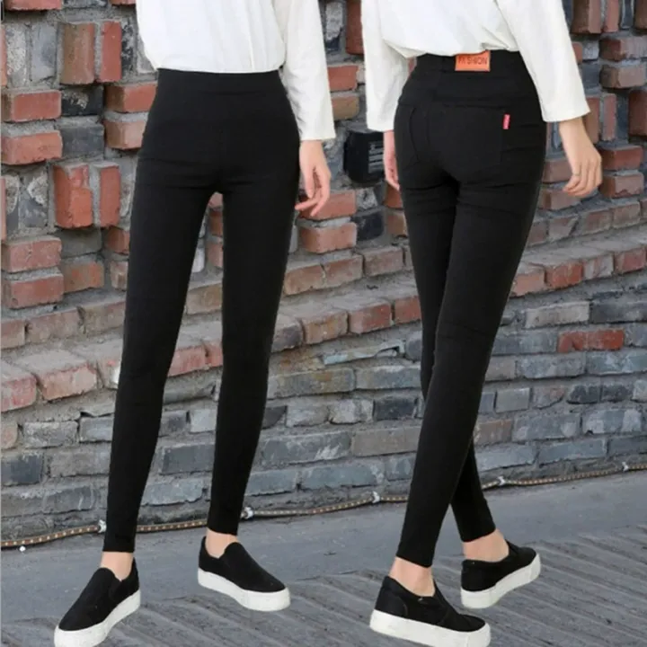 2025%20New%20Autumn%20Black%20Pencil%20Pants%20Women%20Korean%20Style%20Tight%20Stretch%20Office%20Lady%20Denim%20Pants%20Elegant%20Comfy%20Ankle%20Length%20Jeans%20-%20Image%205