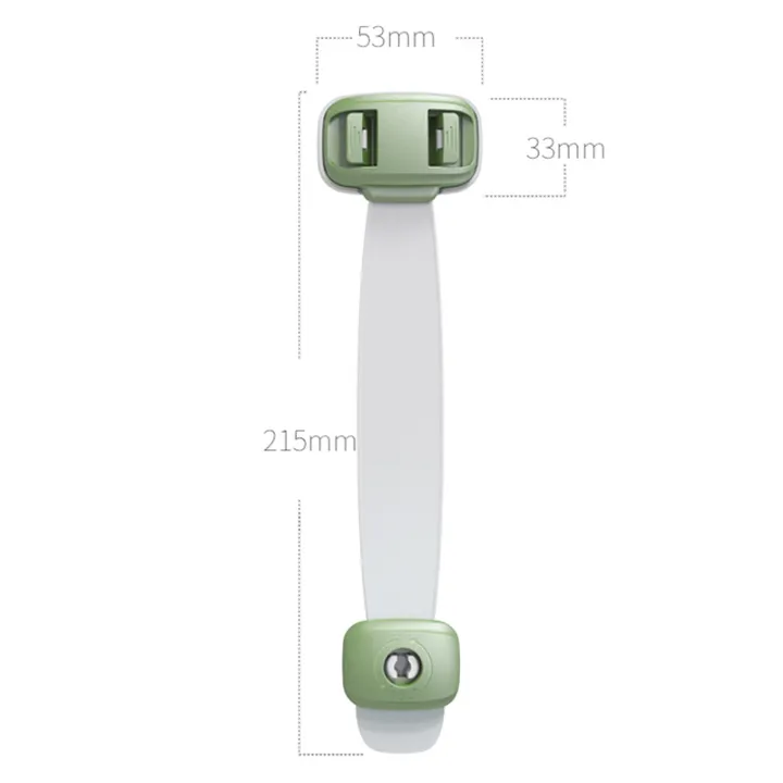 1/4%20PCS%20Baby%20Safety%20Drawer%20Door%20Lock%20Multi-Function%20Child%20Protection%20Anti-Pinch%20Cabinet%20Refrigerator%20Safety%20Buckle%20Plastic%20-%20Image%205