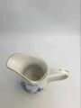 (H). VTG ROYAL WINTON FINE CERAMIC GIFTWARE JUG BLUE & WHITE WILLOW ORIENT PATTERN WITH GOLD ADGE TRIM. 