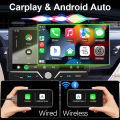 PHONEPACE Car Radio 1 Din Wireless Android Auto Carplay MP5 Stereo 7" IPS Screen Bluetooth Mirror Link Type-C Charging Universal. 