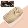 25 30 35 Felt Cloth Insert Bag Organizer Makeup Handbag Organizer Travel Inner Purse Portable Cosmetic Bags.